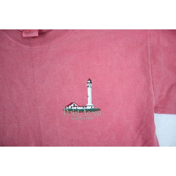 POINT ARENA CALIFORNIA - MEN'S RED SHORT SLEEVE T-SHIRT - SIZE M - Picture 4 of 9